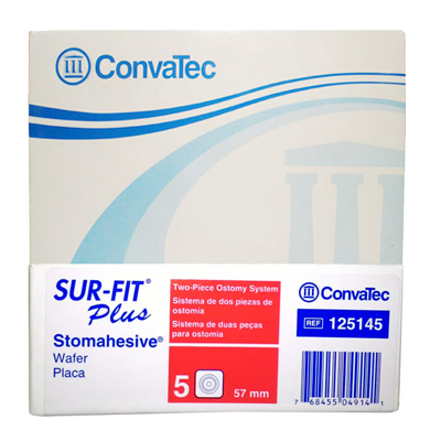 Convatec Stomahesive Flange 57mm Pack Of 5 Code  125145