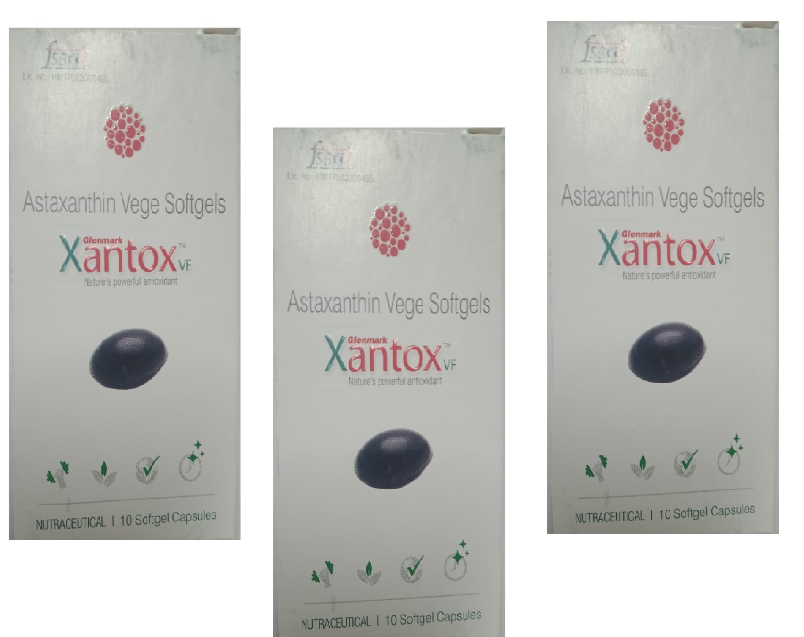 Xantox VF Sunscreen Antioxident Supplement for Skin -30 Capsules