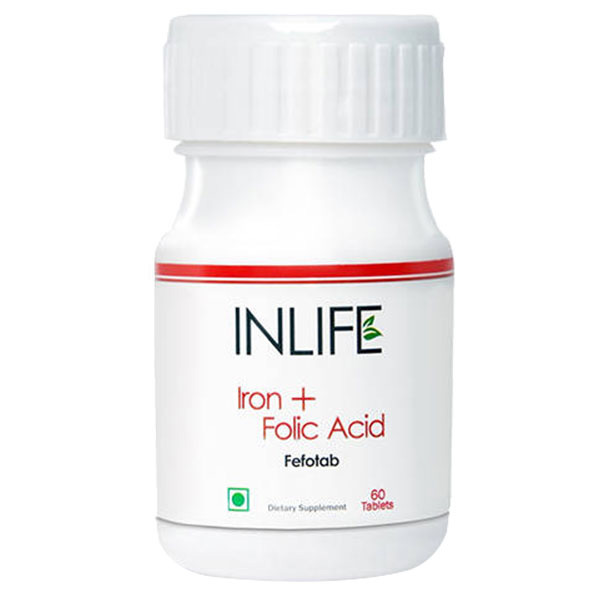 Inlife Iron Plus Folic Acid 60Tablets