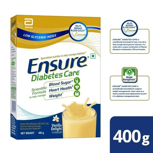 Ensure Diabetes Care Vanilla Delight Flavour Powder for Adults 400gm