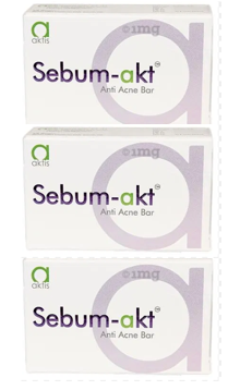 Sebum Akt Soap 75gm Pack Of 3