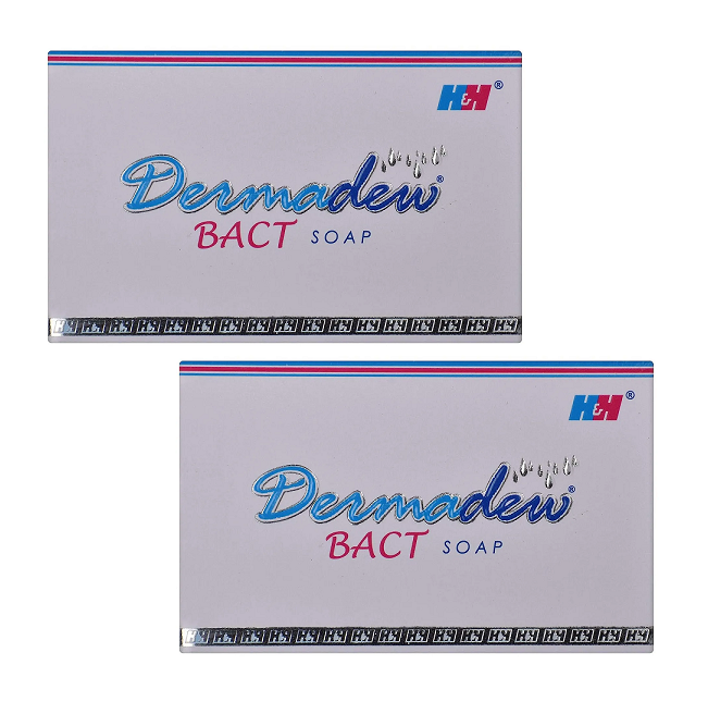 Dermadew Bact Soap 75gm Pack Of 2