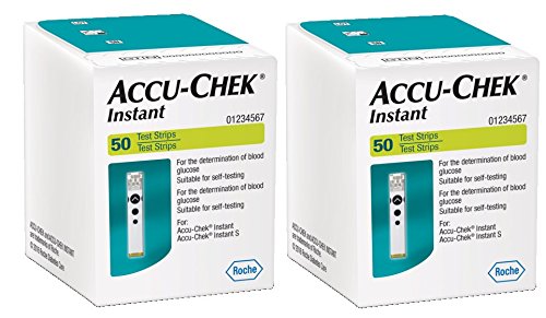 ACCUCHEK Instant 50 Test Strips pack of 2