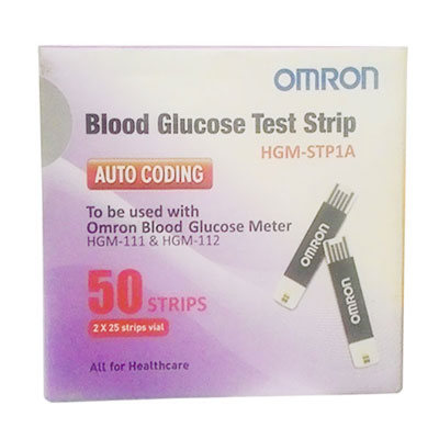 Omron Blood  50 Test Strips HGM STP1A