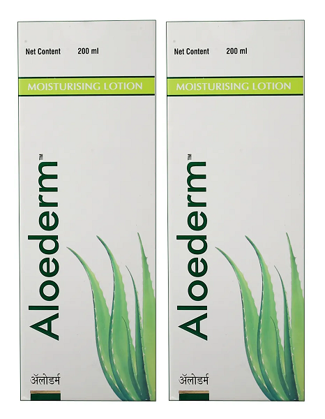 Aloederm Moisturising Lotion 200ml Pack Of 2