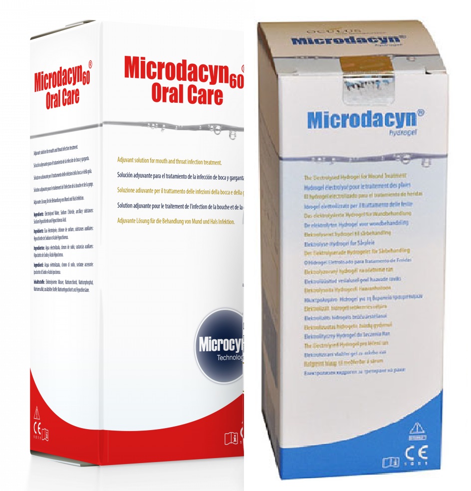 Microdacyn 60 wound care Plus and Microdacyn 60 hydrogel Combo