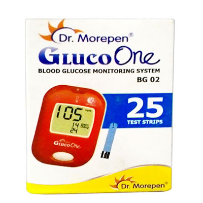 Dr Morepen GlucoOne For BG 02 25Test Strips