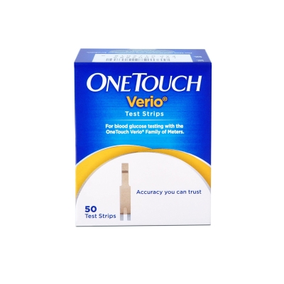 OneTouch Verio Blood Glucose Test Strips  50 ct