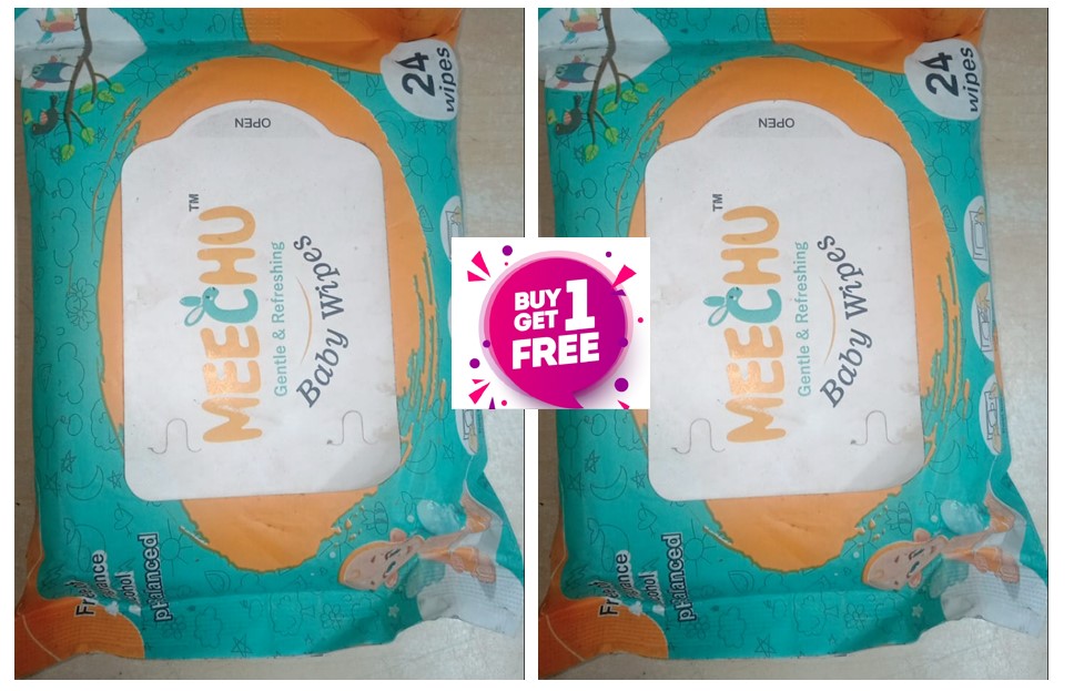 Meechu Gentle & Refreshing Baby Wipes 24 