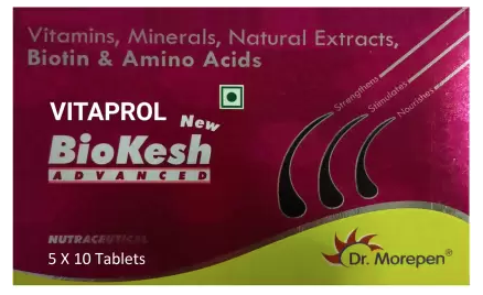 Nutrarich Biokesh advanced tablets strip 5*10