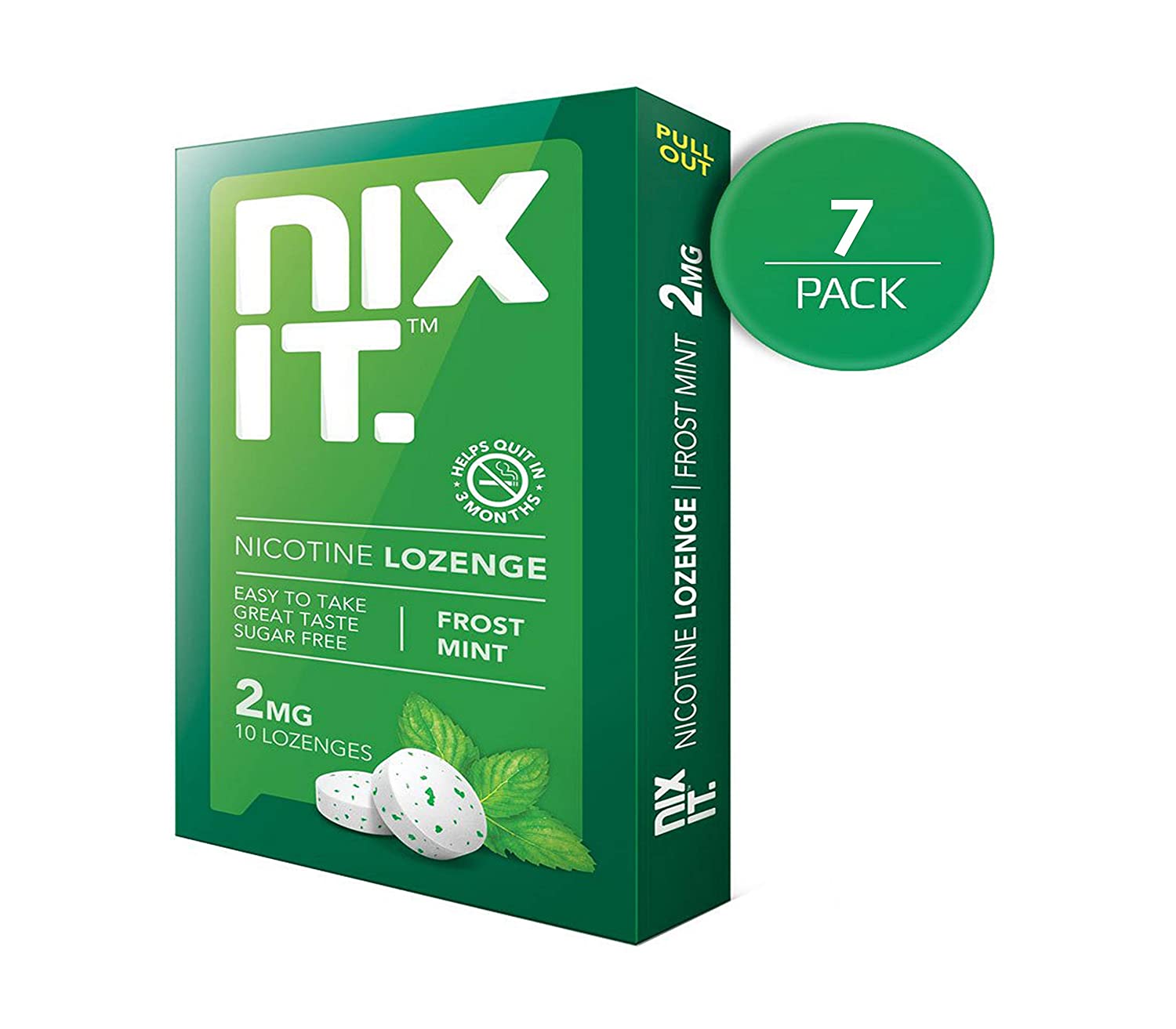 NIXIT th NICOTINE lozenge  FROST MINT PACK OF 7