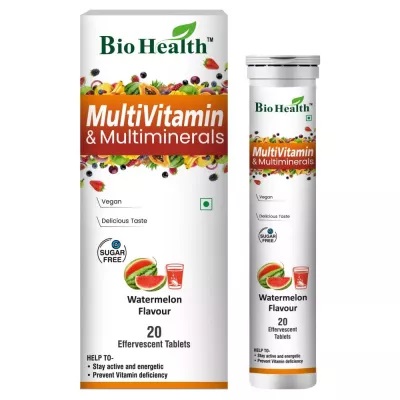 Bio Health Multivitamin & Multiminerals Effervescent Tablets - 20 tablets