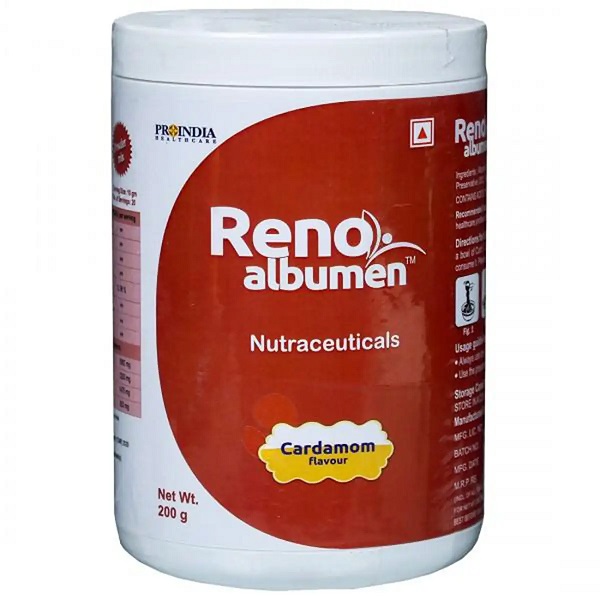 Reno Albumen Cardamom Flavour Powder 200gm