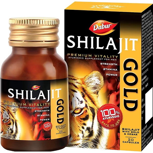 Dabur Shilajit Gold 20 Capsules