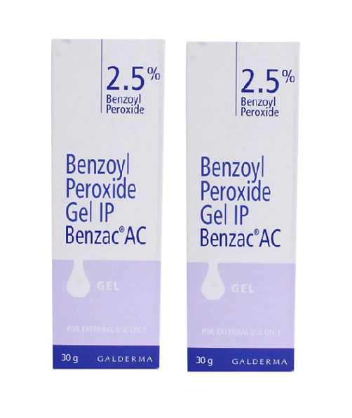 Benzac AC 2.5% Gel 30gm Pack Of 2
