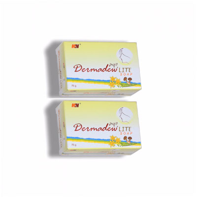 Dermadew Lite soap 75g pack of 2
