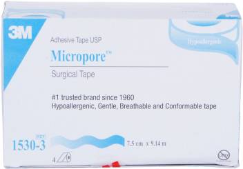 3M Micropore Surgical Tape 7.5cm x 9.14 m  1530-3