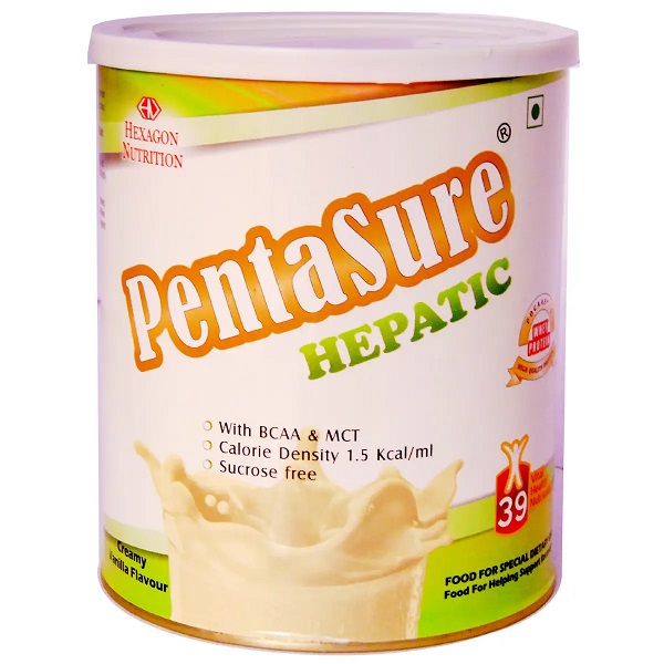 Pentasure Hepatic Creamy Vanilla Flavour Powder 400gm Tin