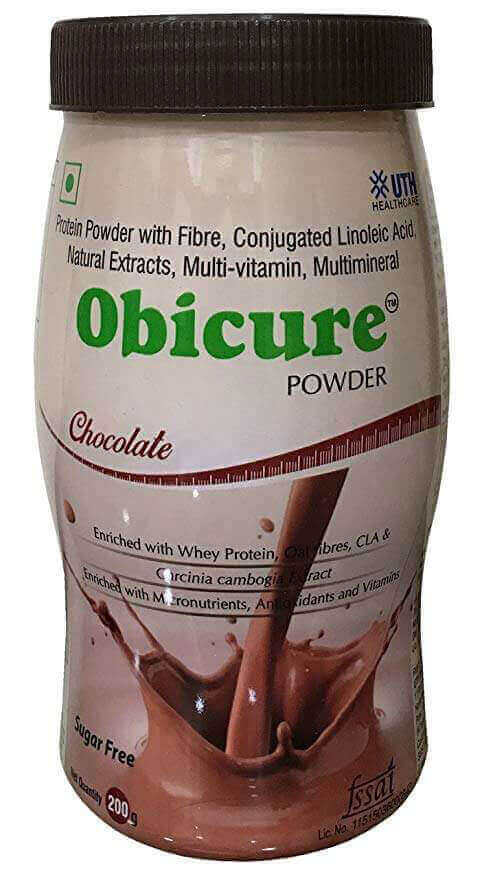 Obicure Sugar Free Chocolate Flavour Powder 200gm 