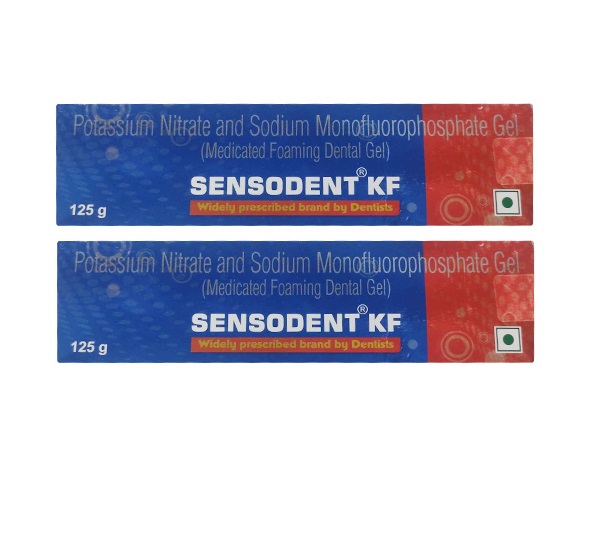 Sensodent KF Medicated Foaming Dental Gel 125gm Pack Of 2