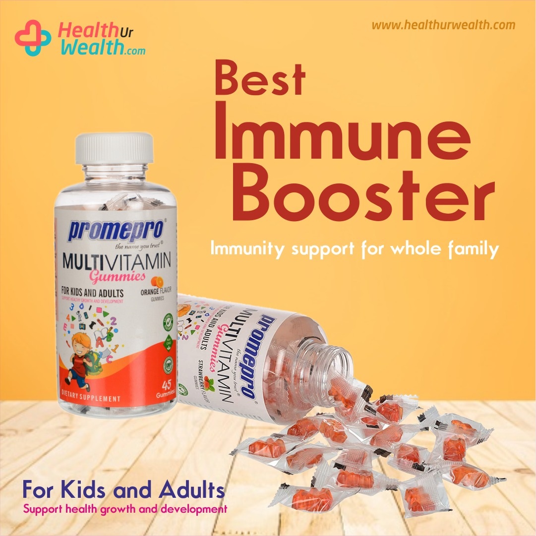 Promepro Multivitamin Gummies -Orange and  Mixed Fruit Flavour, 30Gummies  buy 2 get 1 free