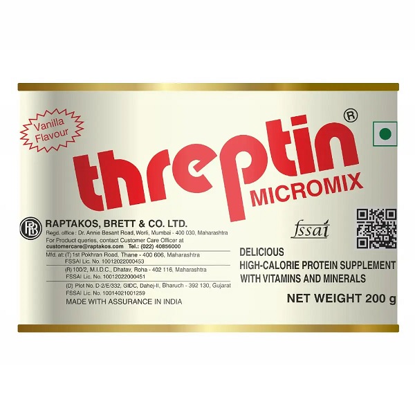 Threptin Micromix Vanilla Flavour Powder 200gm