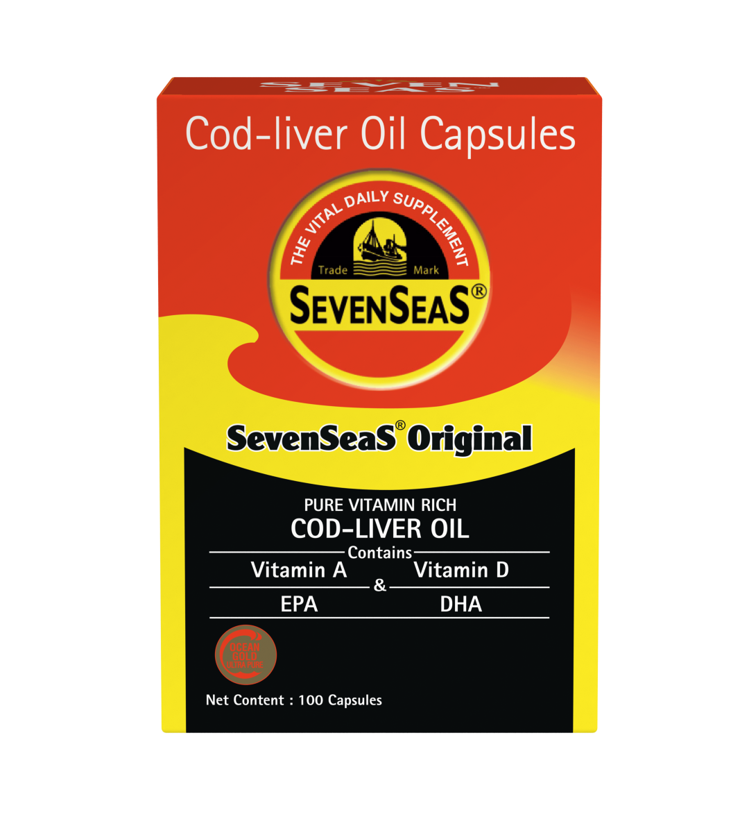 Sevenseas Cod Liver Oil Capsule Pack Of 2