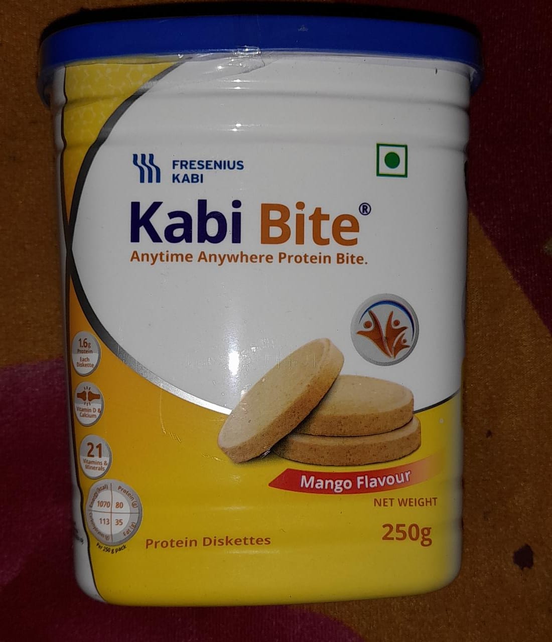 KabiBite Mango Flavour Diskettes 250gm