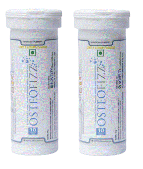 Osteofizz Lime and Lemon Flovour 10 Tablets  Pack Of 2