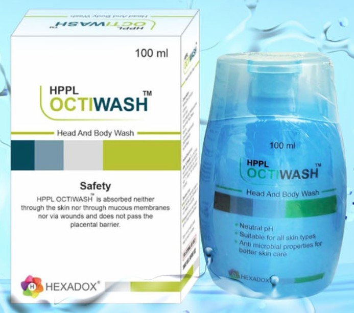 HPPL Octiwash 100ml head and body wash 
