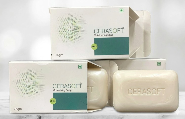 Cerasoft MOISTURIZING SOAP 75gm pack of 3