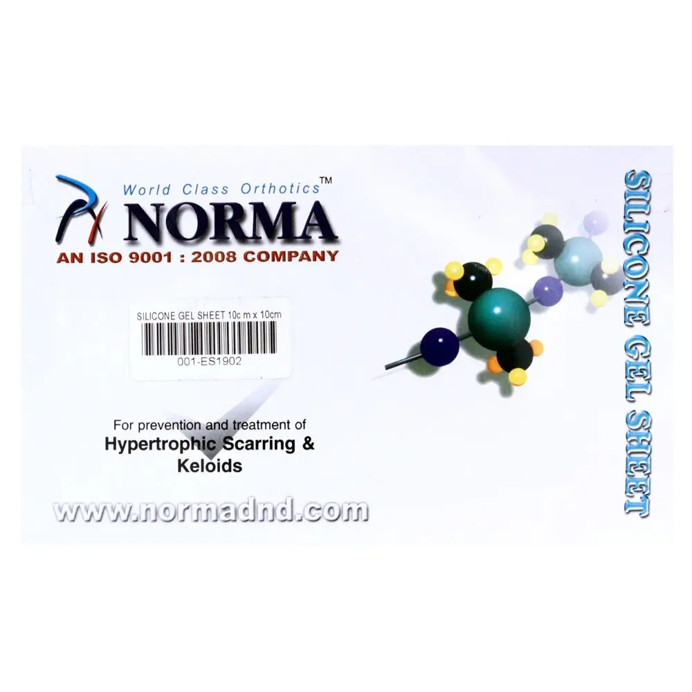 Norma Silicone Gel Sheets 10x10cm 