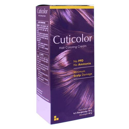Cuticolor Hair Coloring Cream 120g Burgundy Colour