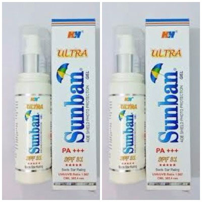 Sunban Ultra SPF 31 gel 60gm pack of 2
