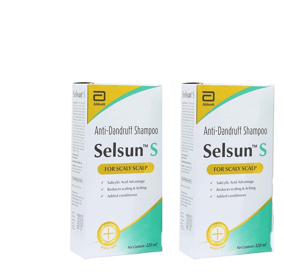 Selsun S Anti Dandruff Shampoo 120ml Pack Of 2