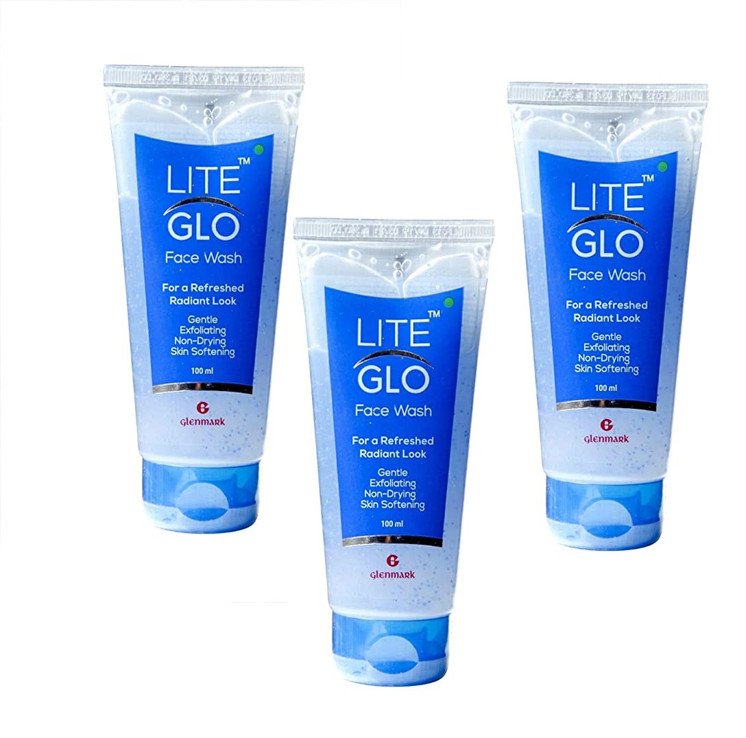 Glenmark Lite Glo Face Wash 100ml PACK OF 3