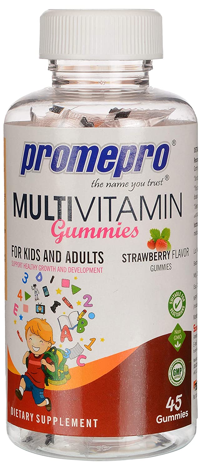 Promepro Multivitamin Gummies - Strawberry Flavor, 45 Gummies