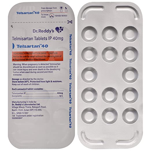 Telsartan 40mg Pack of 2