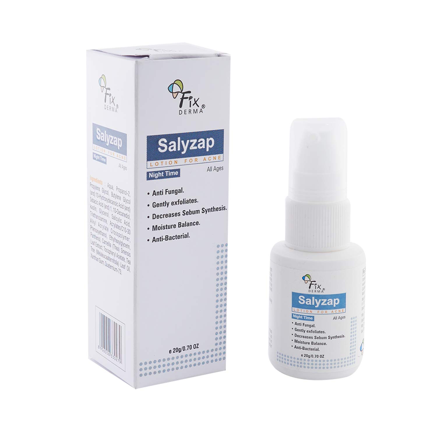 SALYZAP LOTION FOR ACNE NIGHT TIME