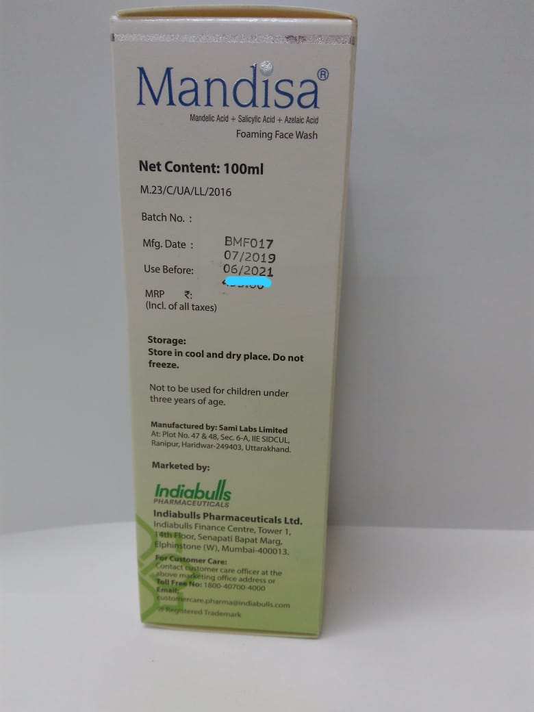 Mandisa Foaming Face Wash 100ml
