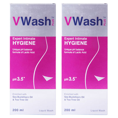 V Wash Plus Expert Hygiene Wash 200ml PACK OF 2