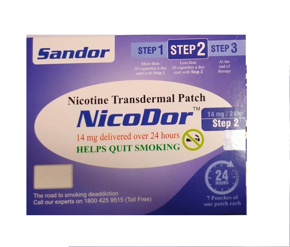 Nicodor Nicotine Transdermal Patch STEP 2