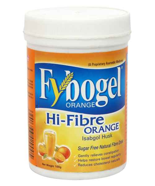 Fybogel Hi-Fibre Isabgol Husk Orange Flavour Powder 100gm
