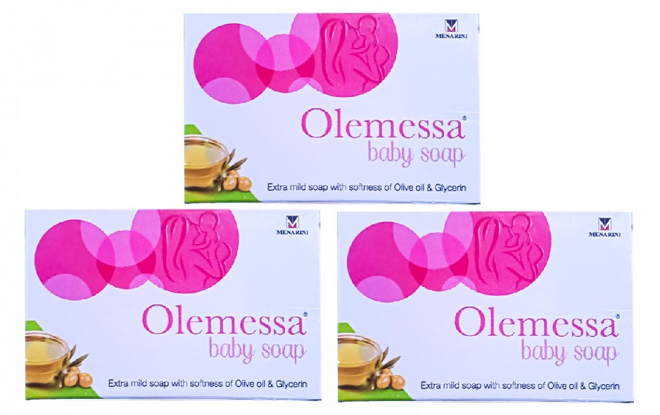 Olemessa Baby Soap 75gm Pack Of 3