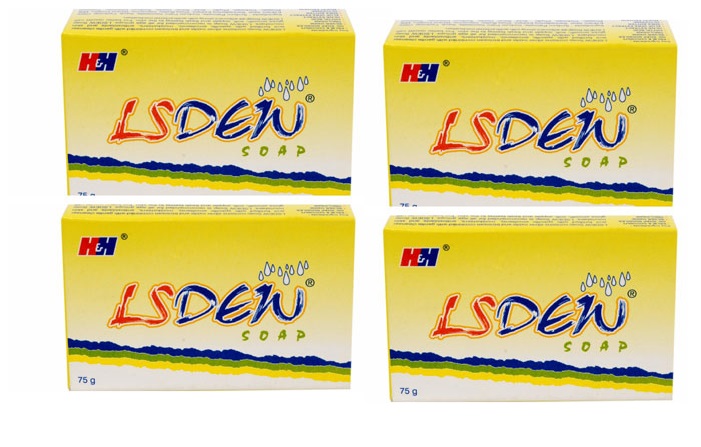 LS DEW soap  75g pack of 4
