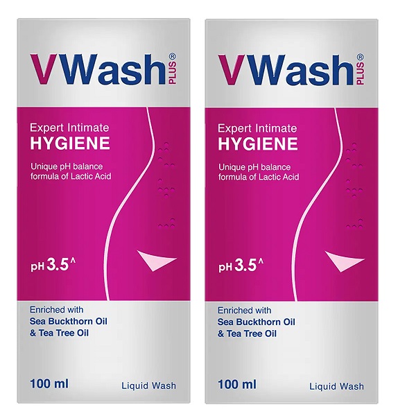 VWash Plus Wash 100ml Pack Of 2
