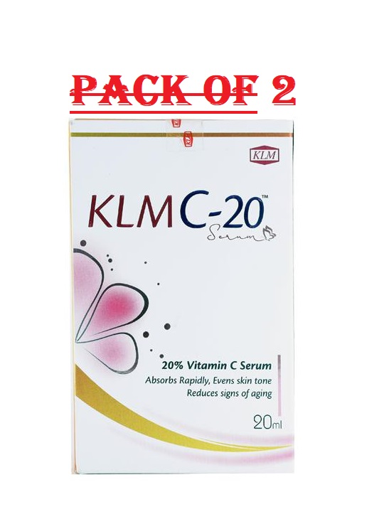 Klm C 20 Serum 15ml  Pack Of 2