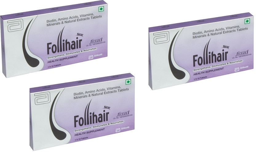 Follihair New Tablets Pack Of 3