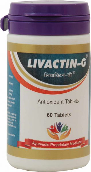 Livactin-G 60 Tabs – An Anti-oxidant Tablet And Anti-aging Tonic