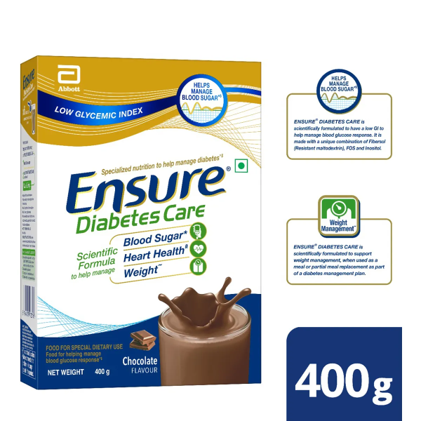 Ensure Diabetes Care Chocolate Flavour Powder for Adults 400gm